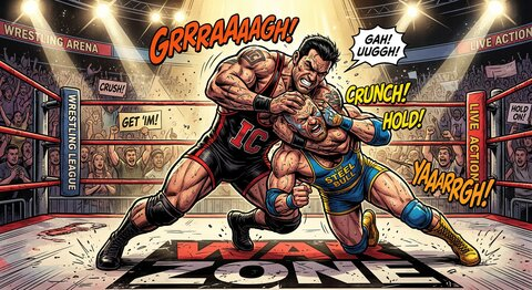 Wrestling Action